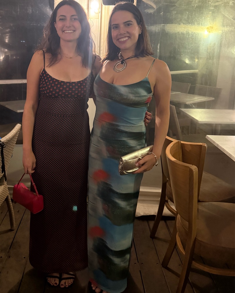 Blue, Red And Green Miaou Dress by Miaou - Pickle