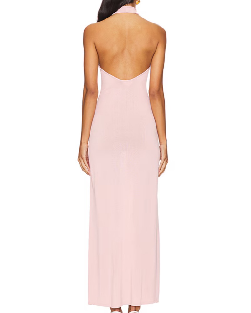 Justine Halter Maxi Dress in Light Pink by Camila Coelho - Pickle
