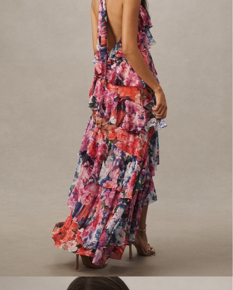 fitted lace wedding dress Bhldn Ara 10 / Navy Blue main image 0