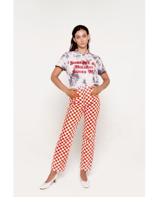 Holiday The Label Red Check Kokomo Pants - Image 2