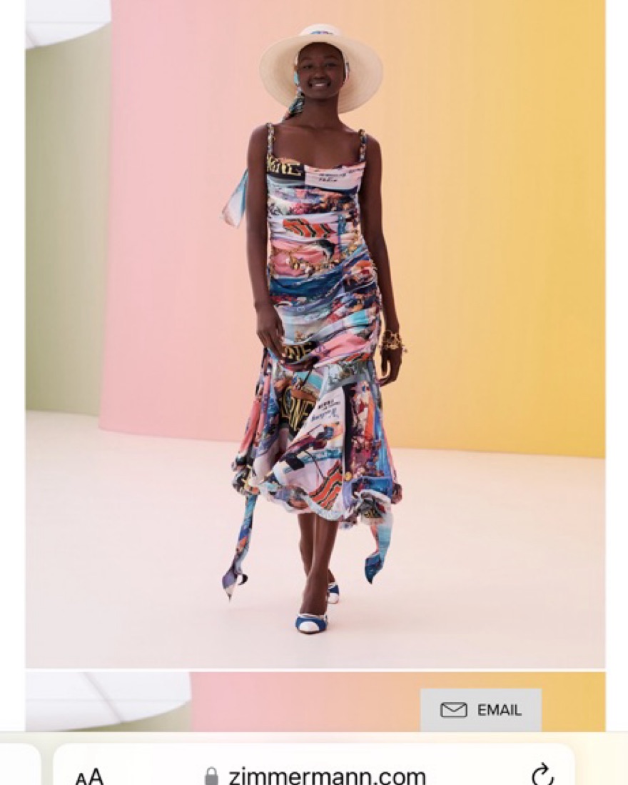 Zimmermann Silk Printed Midi Dress  - Image 4