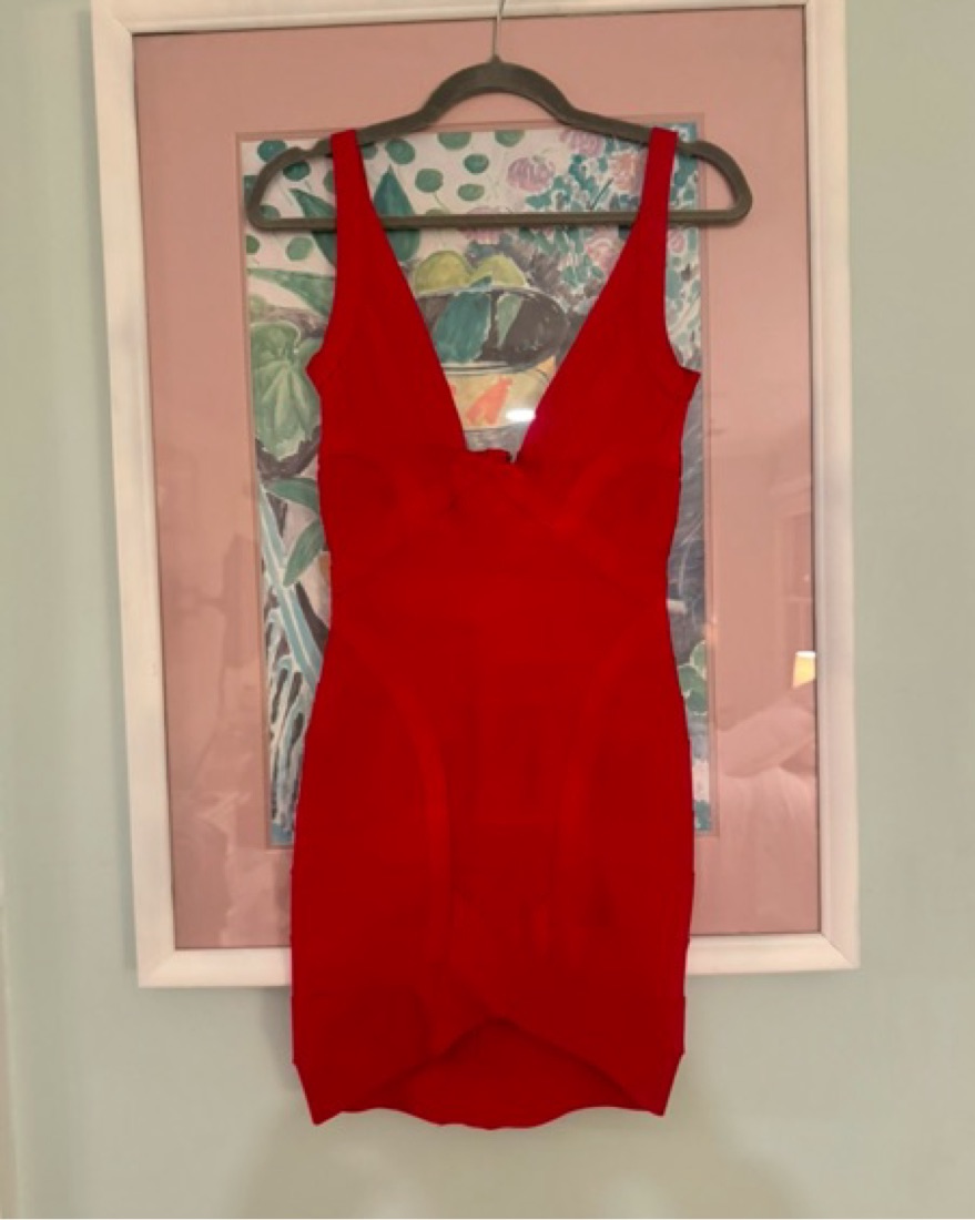 knee length dresses for ladies Herve Leger Bodycon Mini Dress