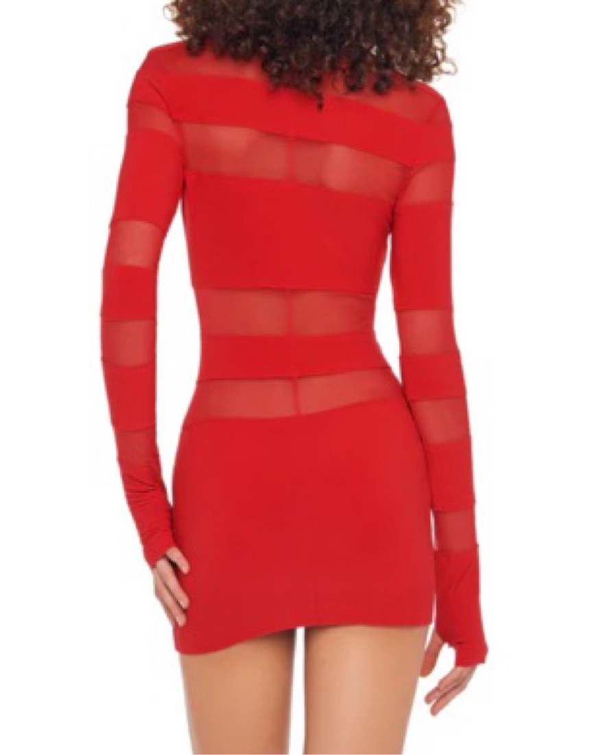 Norma Kamali SPLICED PICKLEBALL DRESS by Norma Kamali - Pickle