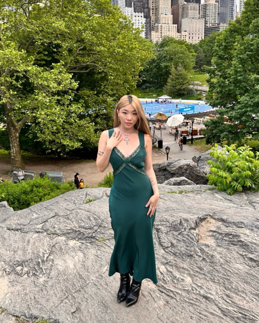 slim fit dress slacks Reformation Gavin Open-Back Midi Dress Green Crepe Size 8 – Celebrity Owned main image 1