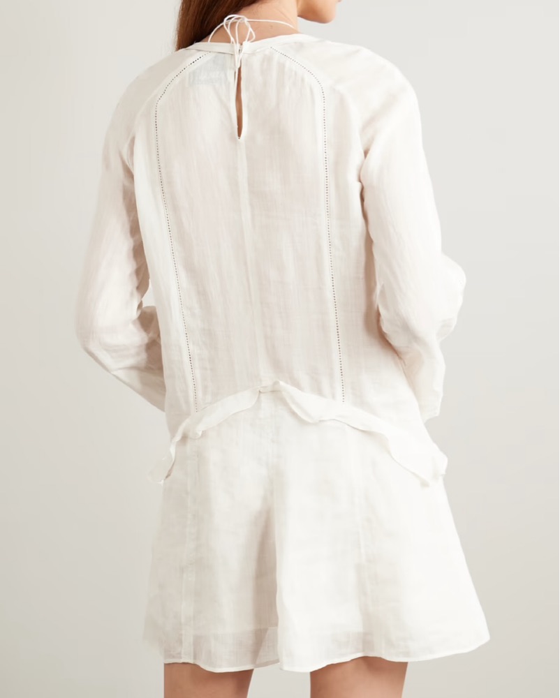Isabel Marant Liya Lace Trimmed Dress by Isabel Marant - Pickle