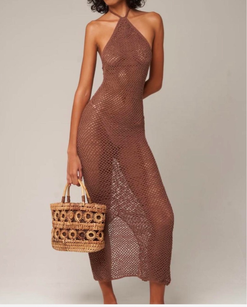 green emerald velvet dress GIANNA printed swim cover-up dress in Leaf Green/White – Elegantees main image 1