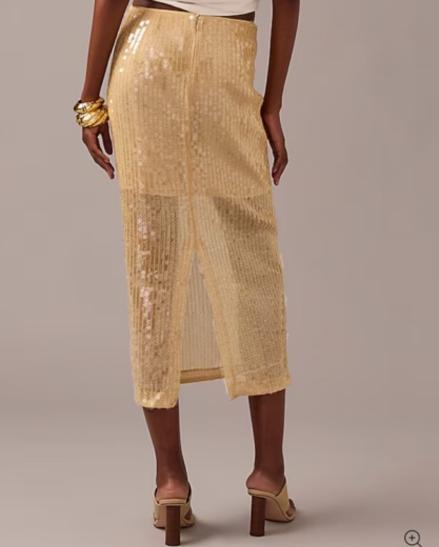 J. Crew Collection Layered Sequin Skirt - Image 3