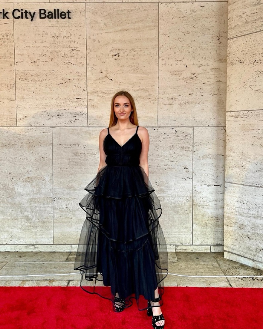 Alberta Ferretti Black Tiered Tulle Gown by Alberta Ferretti - Pickle