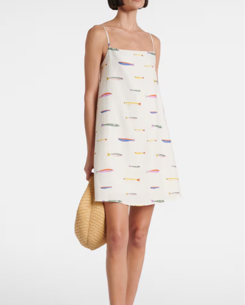 Staud Fisherman Sardine Mini Dress by Staud - Pickle