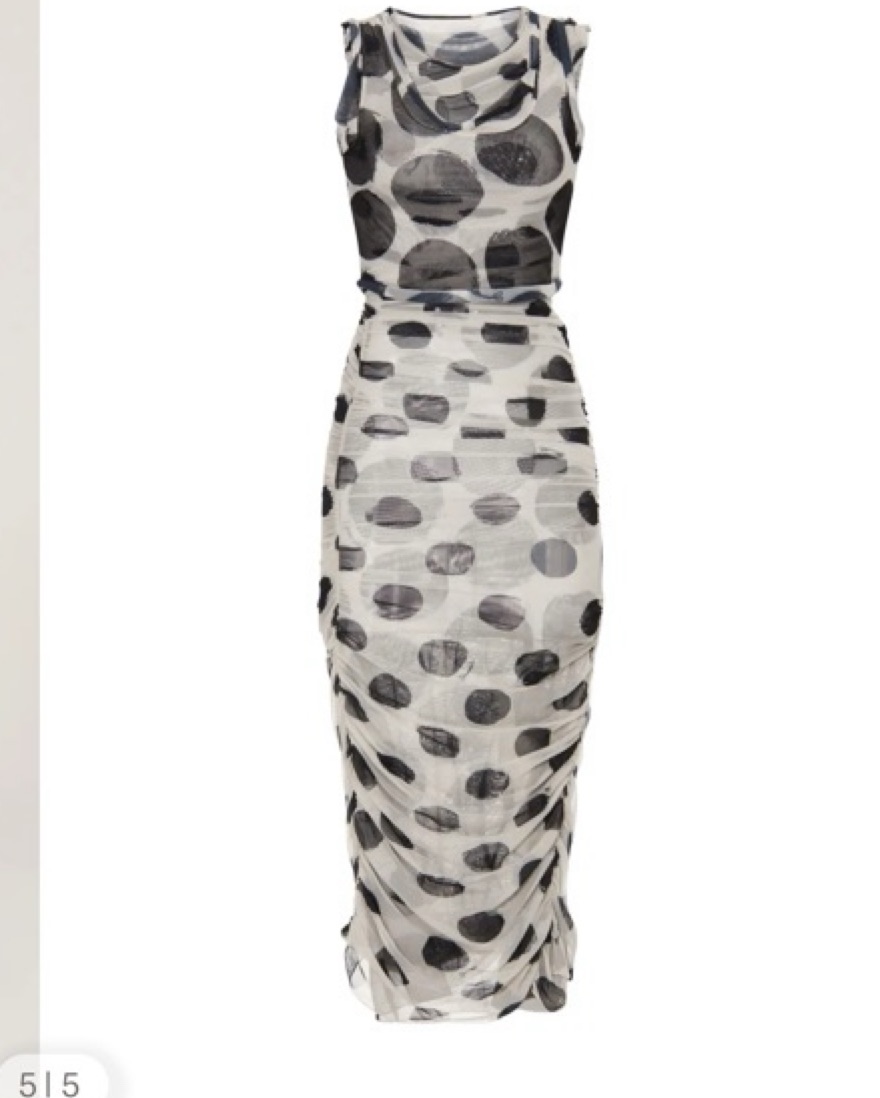 Simon Miller Polka Dot Mesh Dress by Simon Miller - Pickle