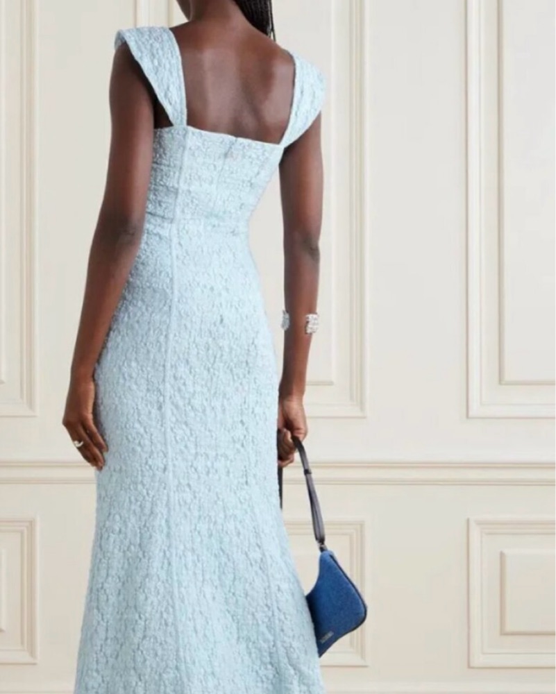 strapless open back dress Embellished Open-Back Gown – THAHAB KW