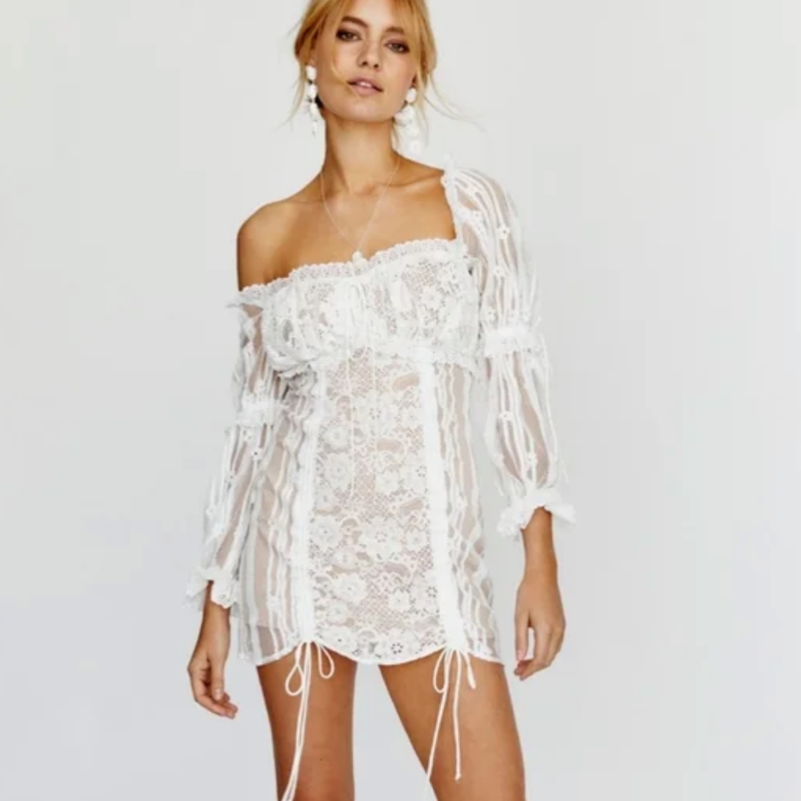 For Love And Lemons Monroe Mini Dress by For Love & Lemons - Pickle