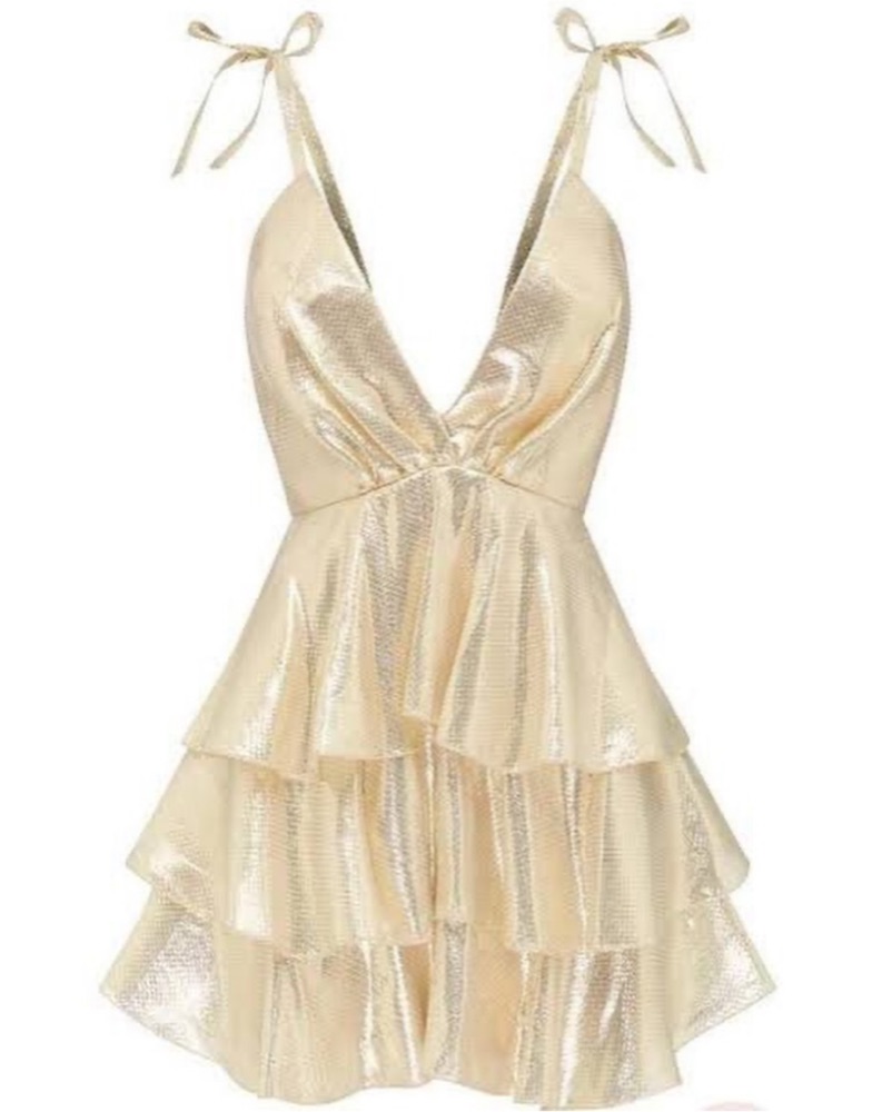 floral tiered mini dress ASTR the Label | Ainlay Floral Tiered Mini Dress in Blush Multi Floral