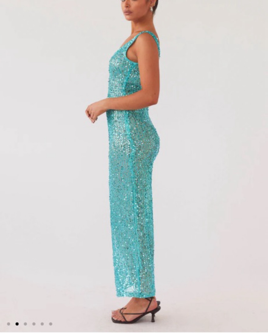 Peppermayo Sequin Maxi Dress - Image 2
