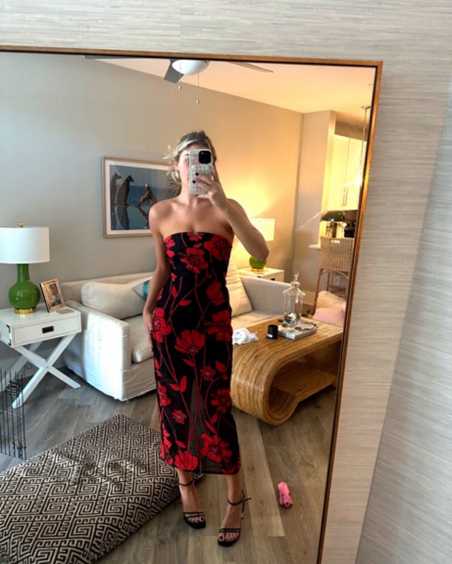 MILLY Shiloh Grand Floral dress - Image 3