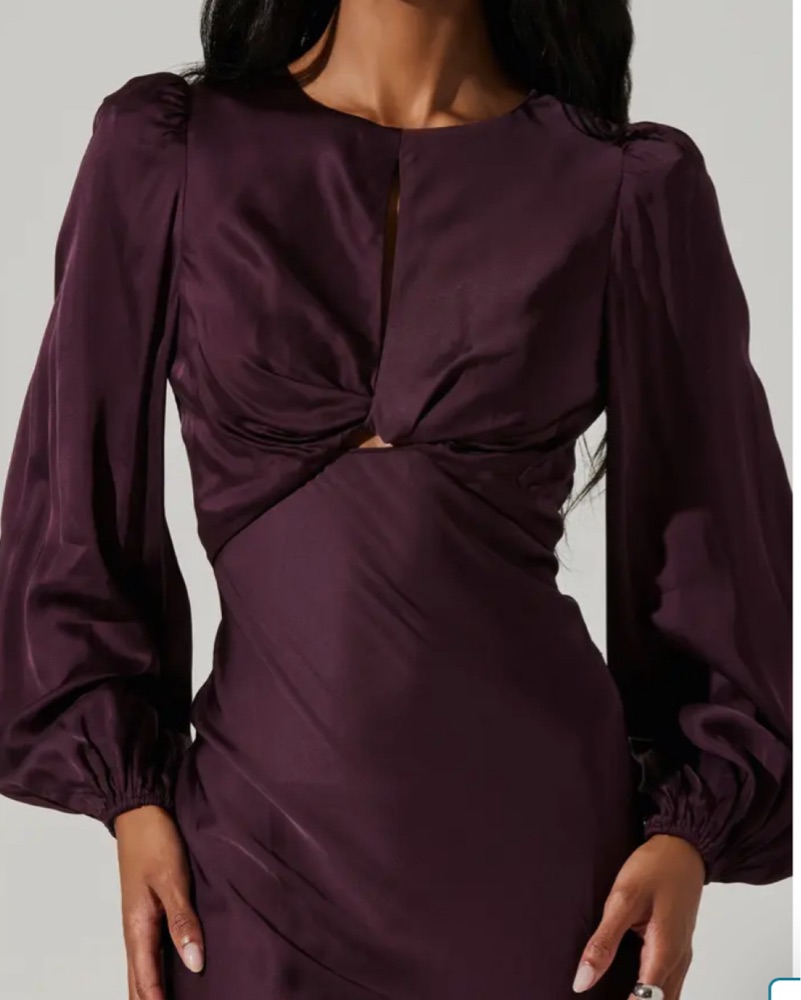 Astr The Label Suzy Cutout Long Sleeve by Astr The Label - Pickle