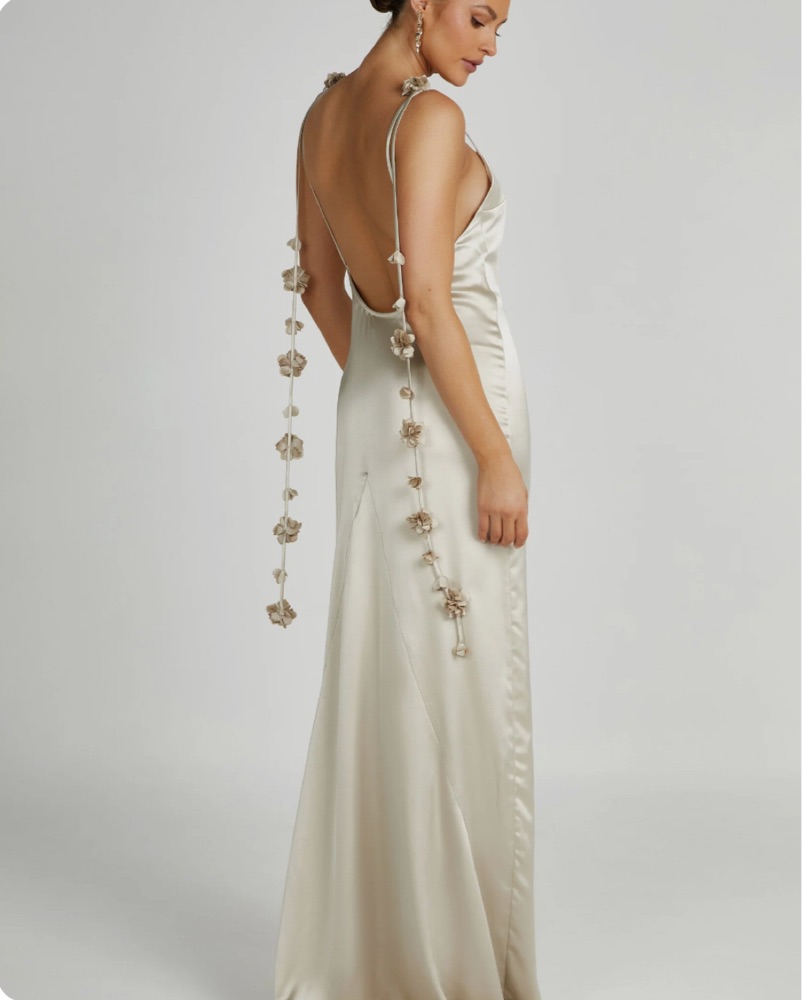 Elenora Rose Gown - blush gold - Meshki by Meshki - Pickle