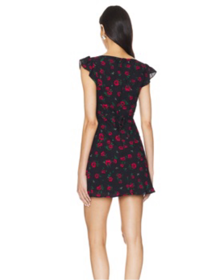 chinese dress ladies Opulent Sleeveless A-Line Mini Dress Red main image 1
