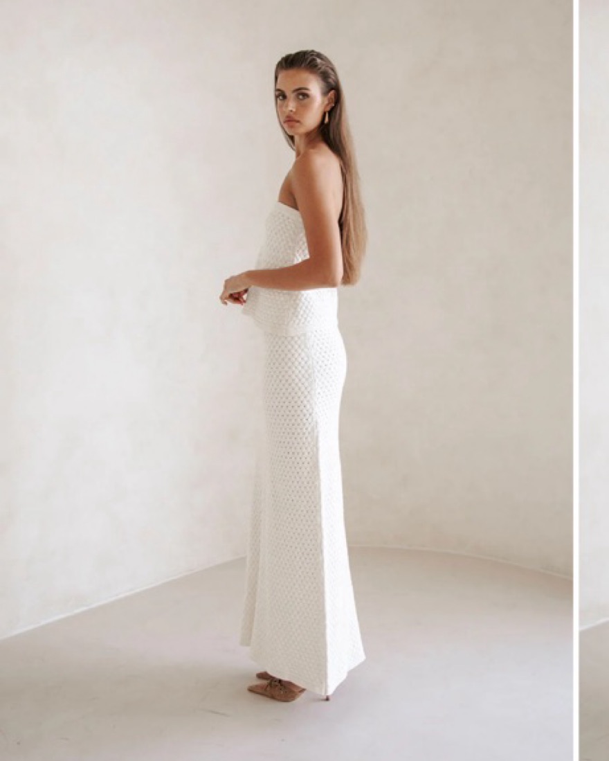 Sabo Skirt White Set by Sabo Skirt - Pickle