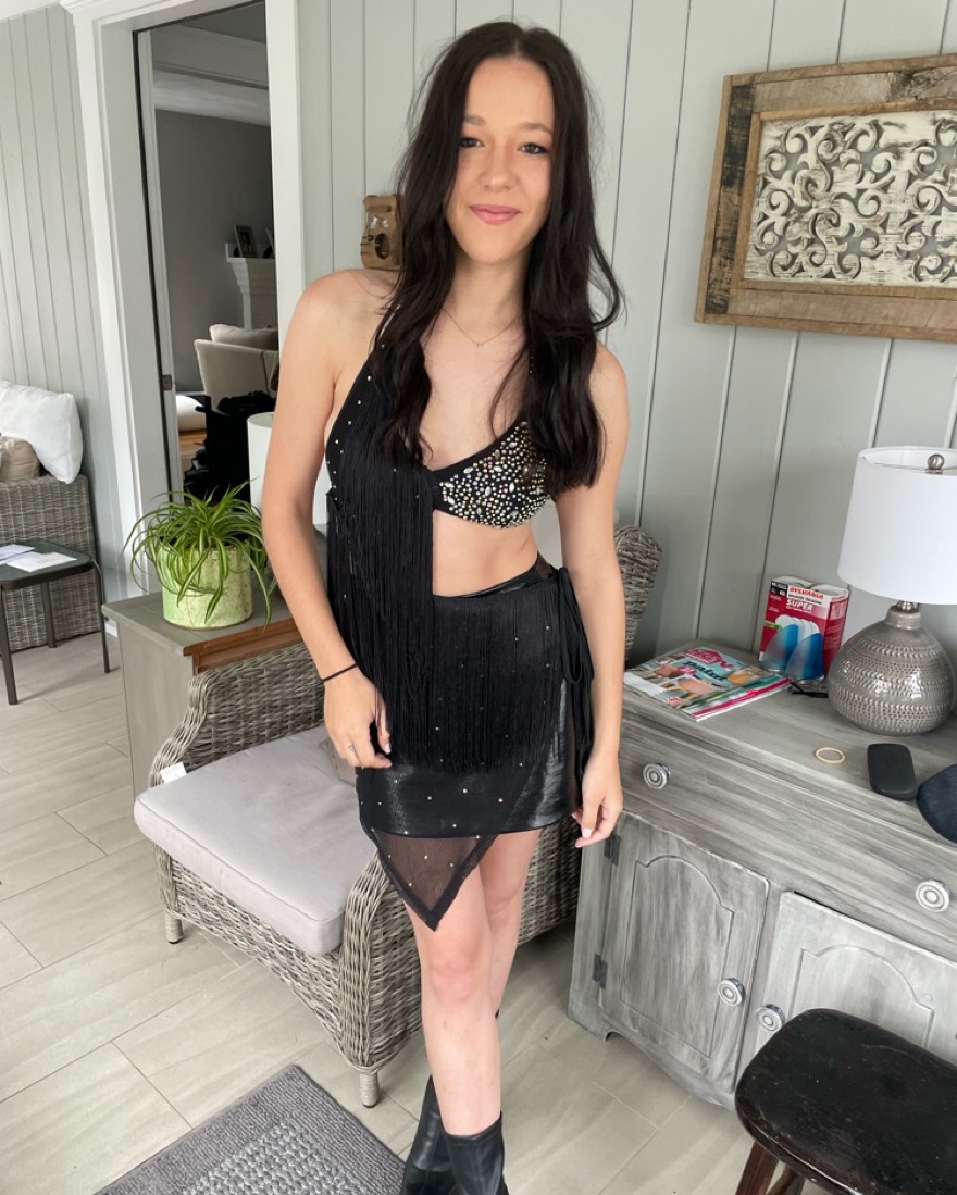 leann black rhinestone mini dress Black Cutout One Shoulder Rhinestone Mini Dress Black / XS main image 0