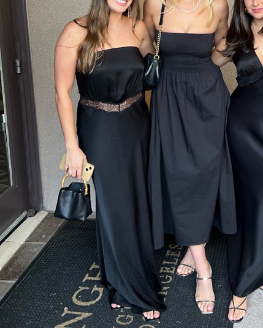 chinese dress ladies Bec and Bridge Camille Black Lace Maxi Dress
