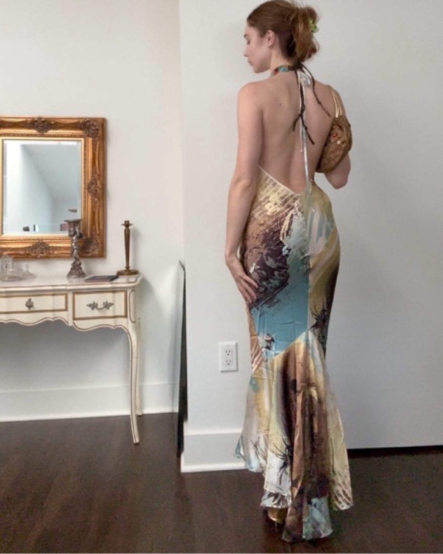 Roberto Cavalli Lion Print Dress by Roberto Cavalli - Pickle