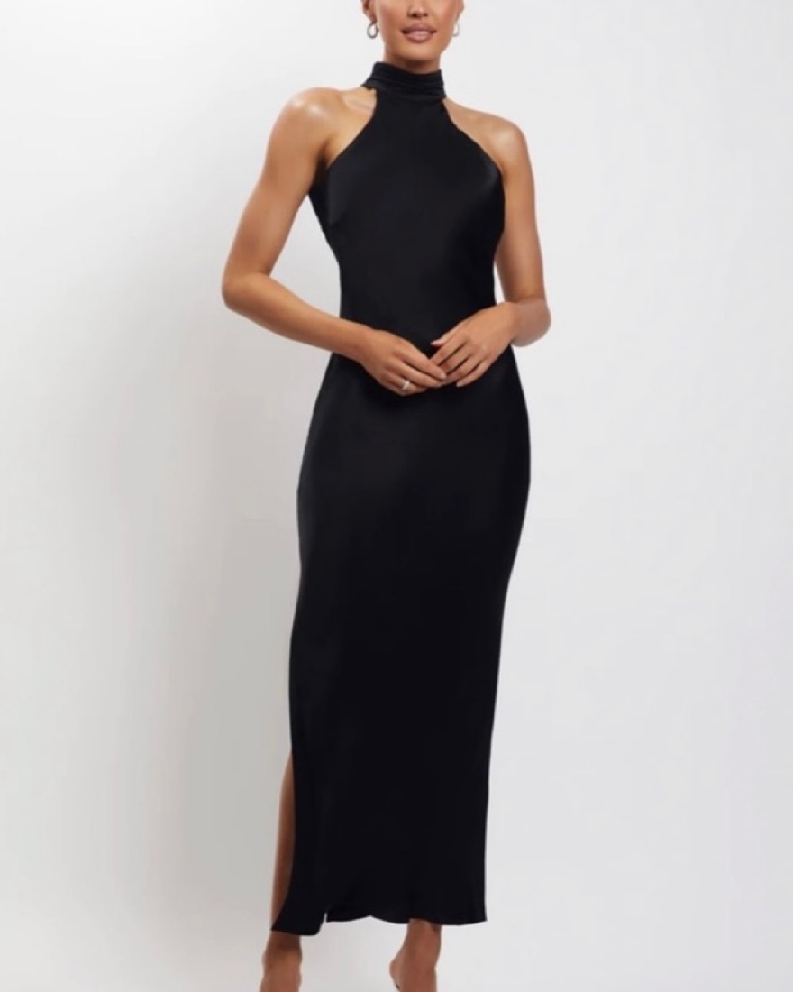 fitted lace wedding dress Claire One Shoulder Maxi Dress – Taylor Ashley main image 1