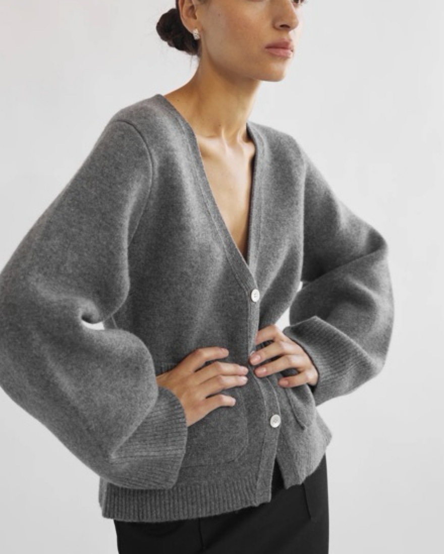 Almina Concept V Neck Cardigan  - Image 1