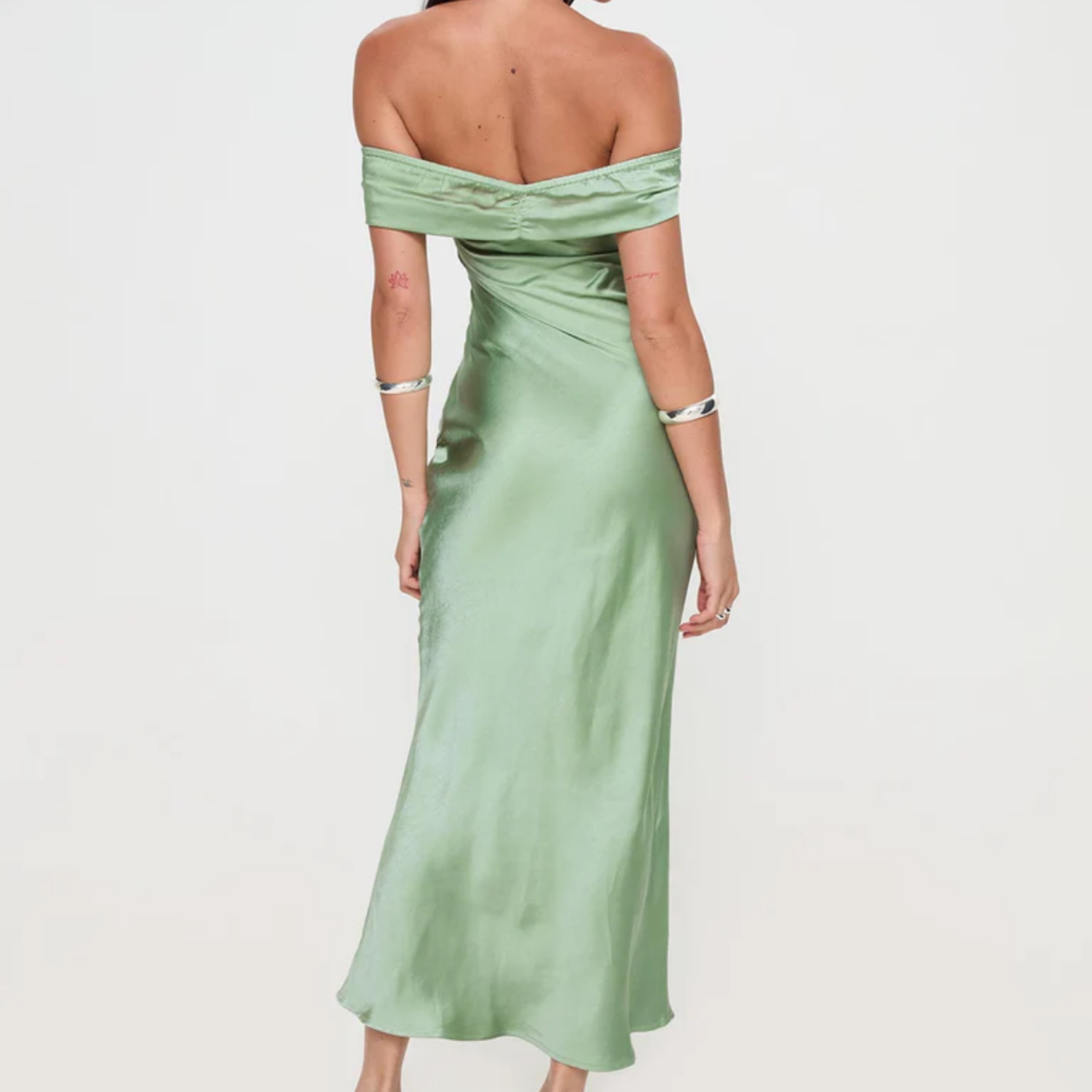 green emerald velvet dress Charlette Sparkle Maxi Dress Dark Green