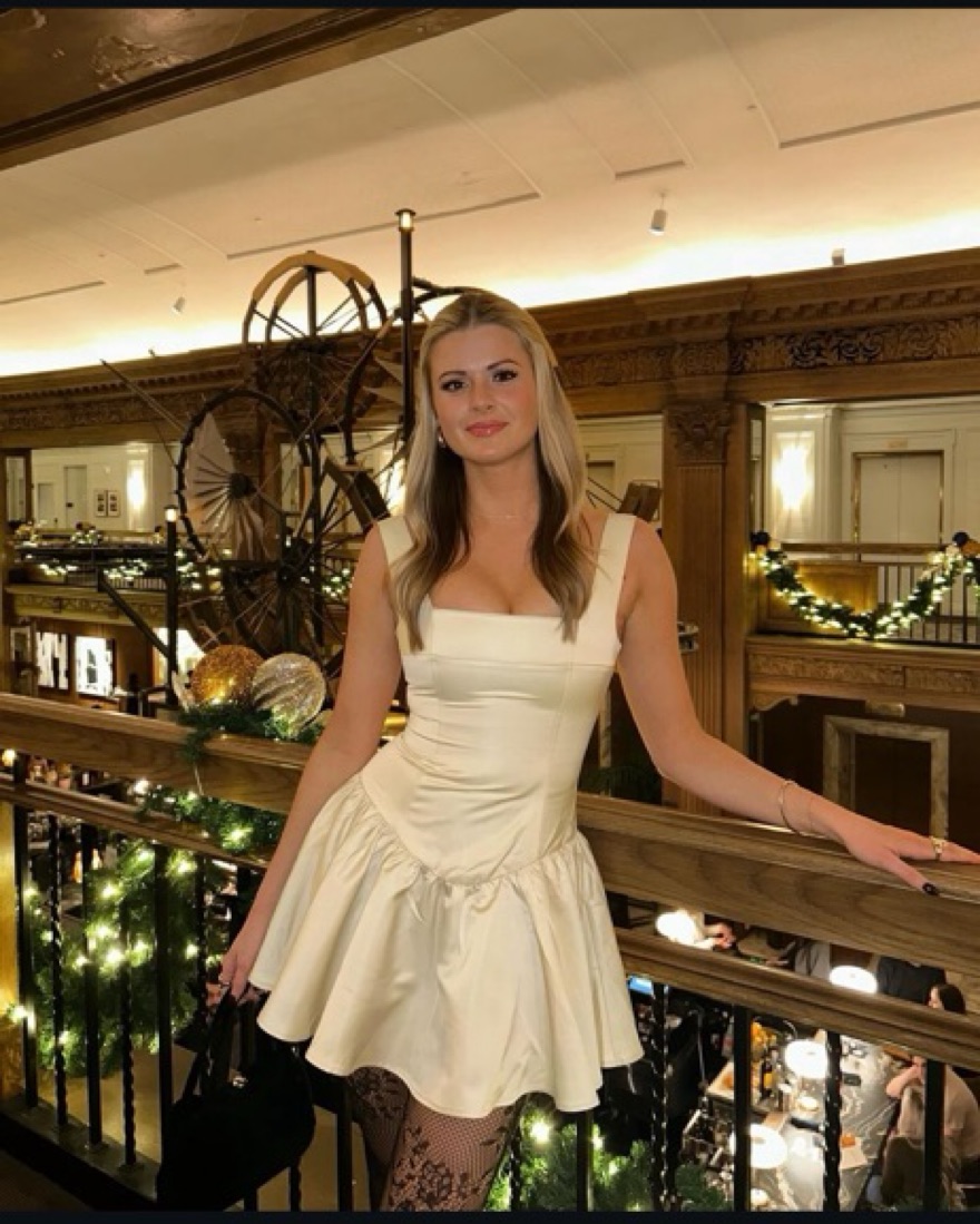 white christmas dresses Lady G main image 1