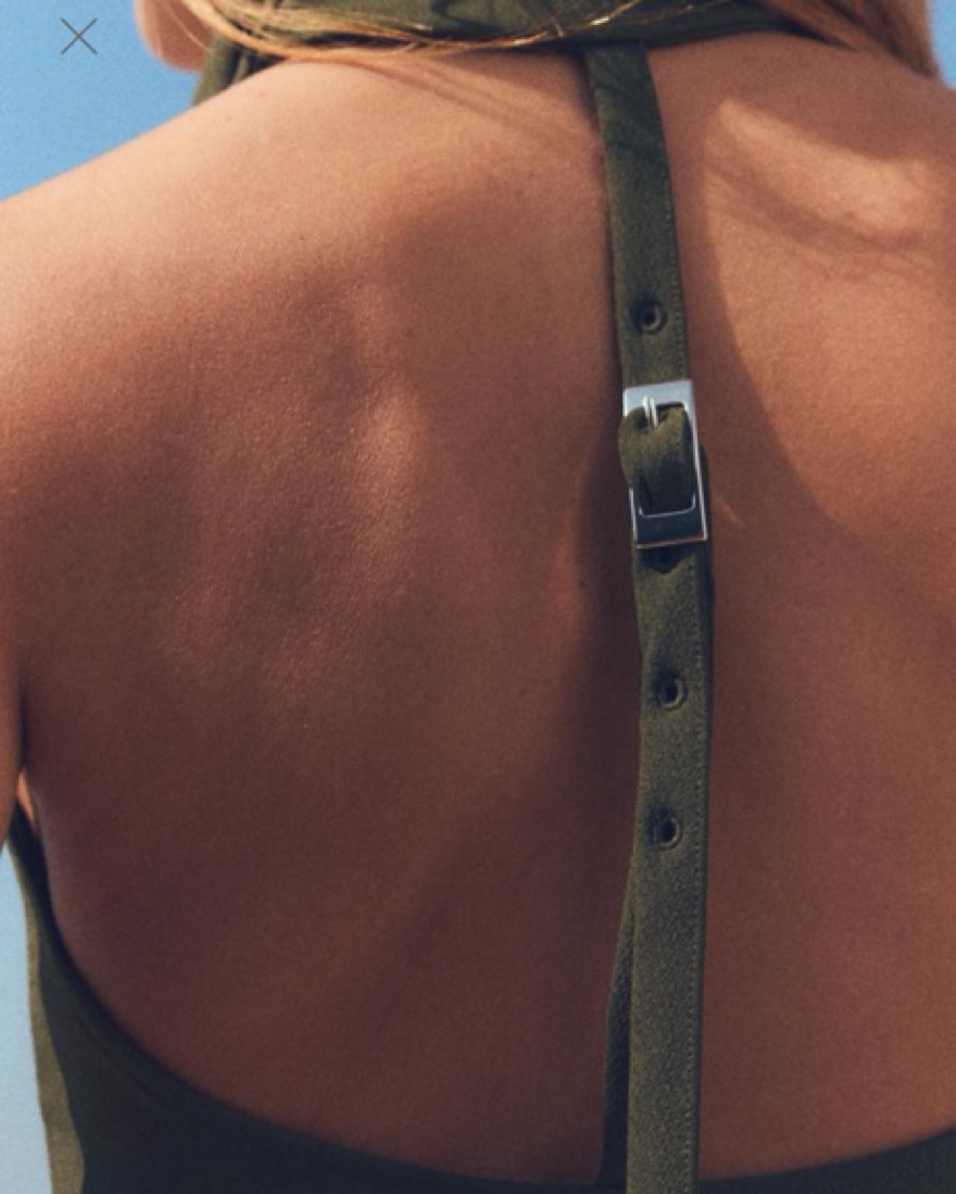 Zara Green Halter top - Image 5