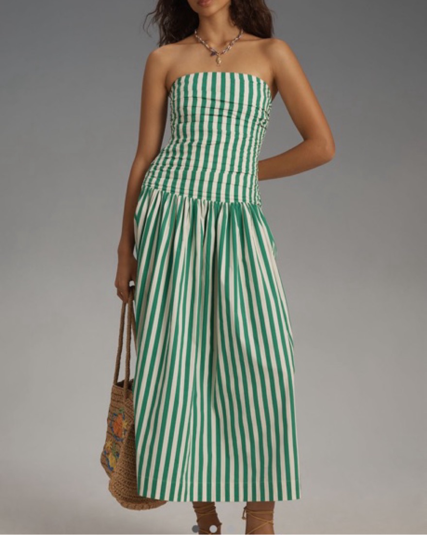 RHODE Selma Midi Dress by Rhode - Pickle