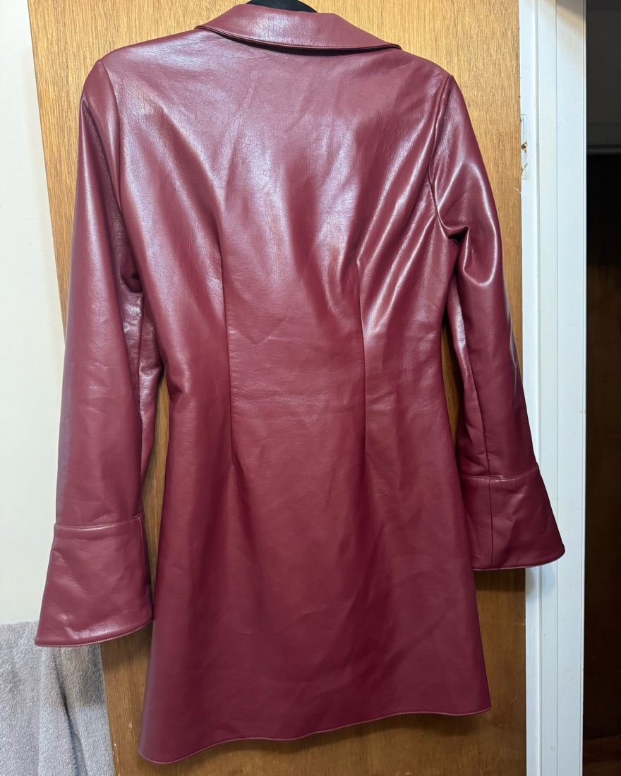 cinq a sept faux leather dress Vegan Leather Mckenna Dress – Cinq à Sept main image 0