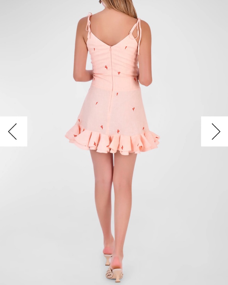 strapless open back dress MAUDE DRESS main image 0
