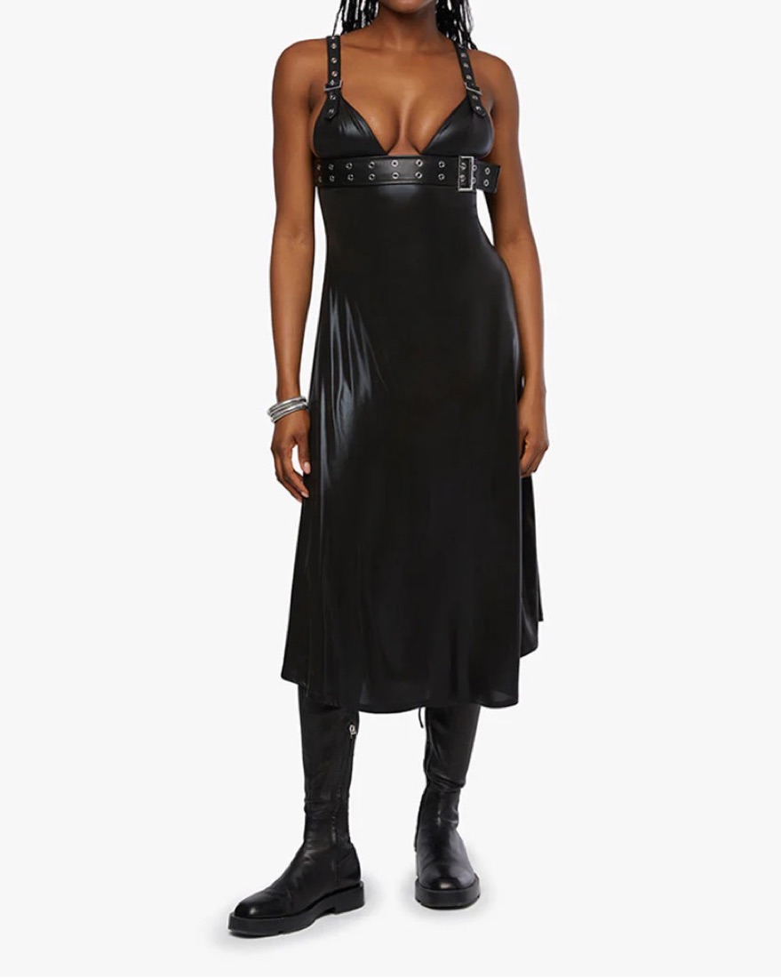 knee length dresses for ladies Corset Column Midi Dress – WeWoreWhat main image 1