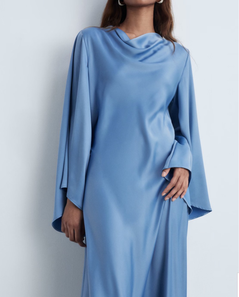 Mango Blue Dress - Image 2