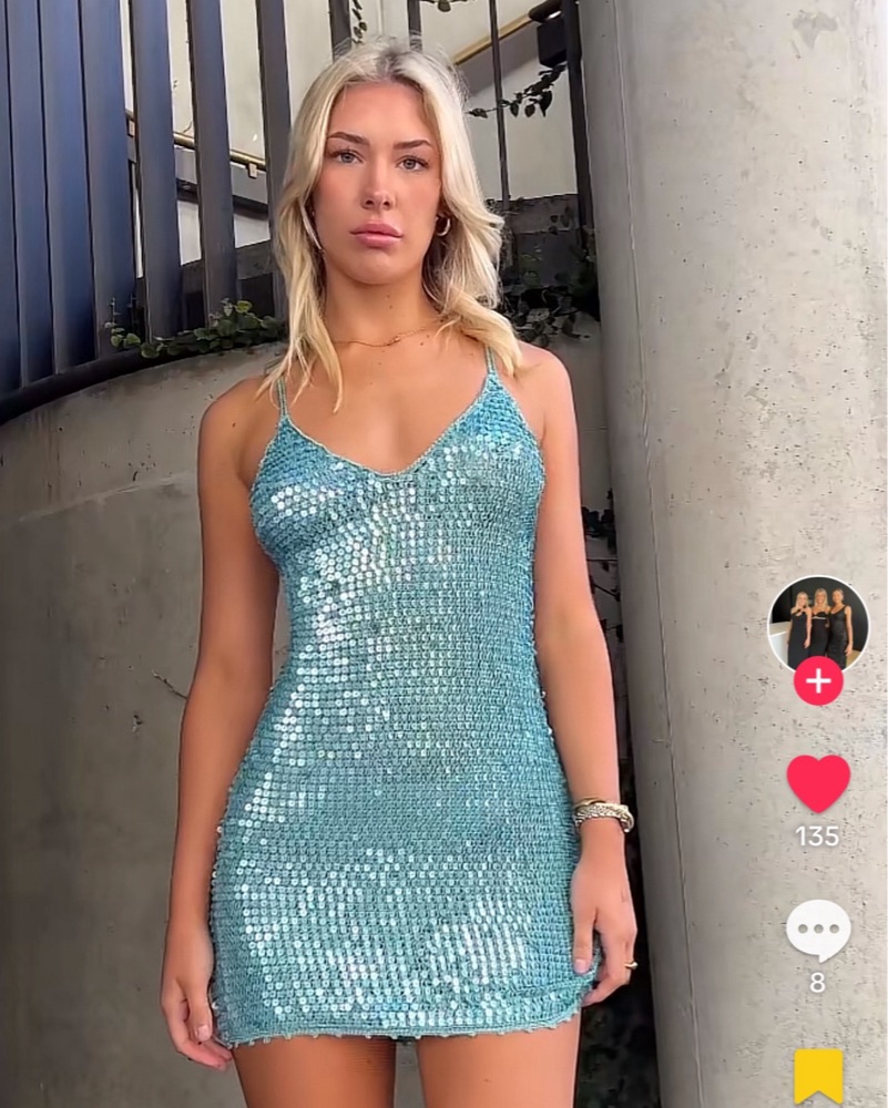Retrofete Renata Sequin Crochet Dress by Retrofete - Pickle