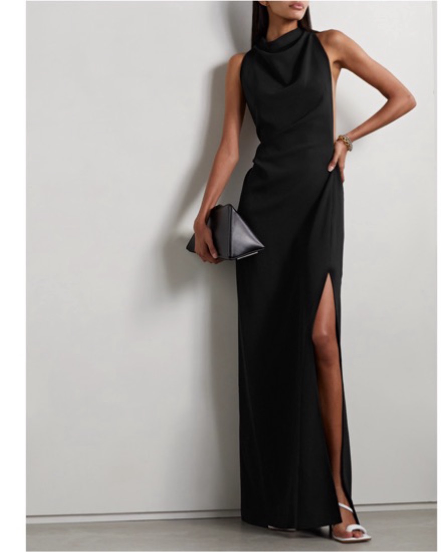 navy blue dress for baby girl Proenza Schouler Faye Backless Twist Back Dress main image 1