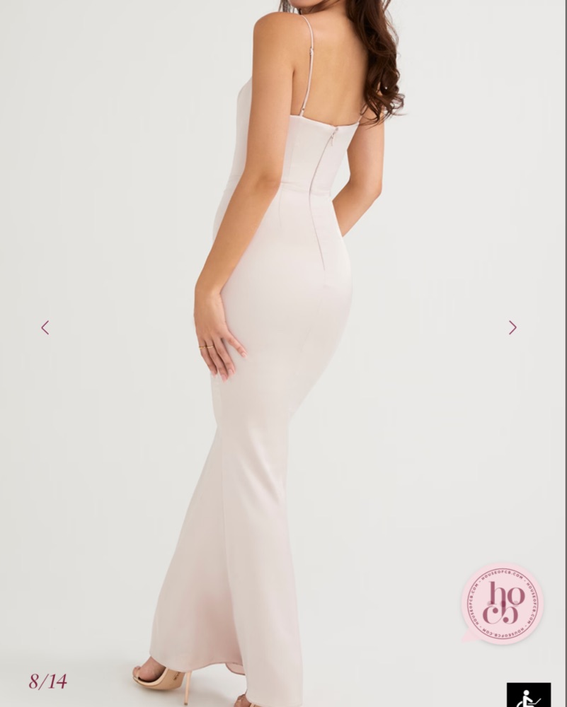 chinese dress ladies Ballerina Pink Corset Midi Dress by House of CB