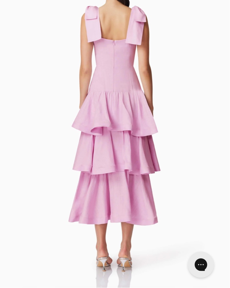 Elliatt Tiered Ruffle Maxi Dress by Elliatt - Pickle
