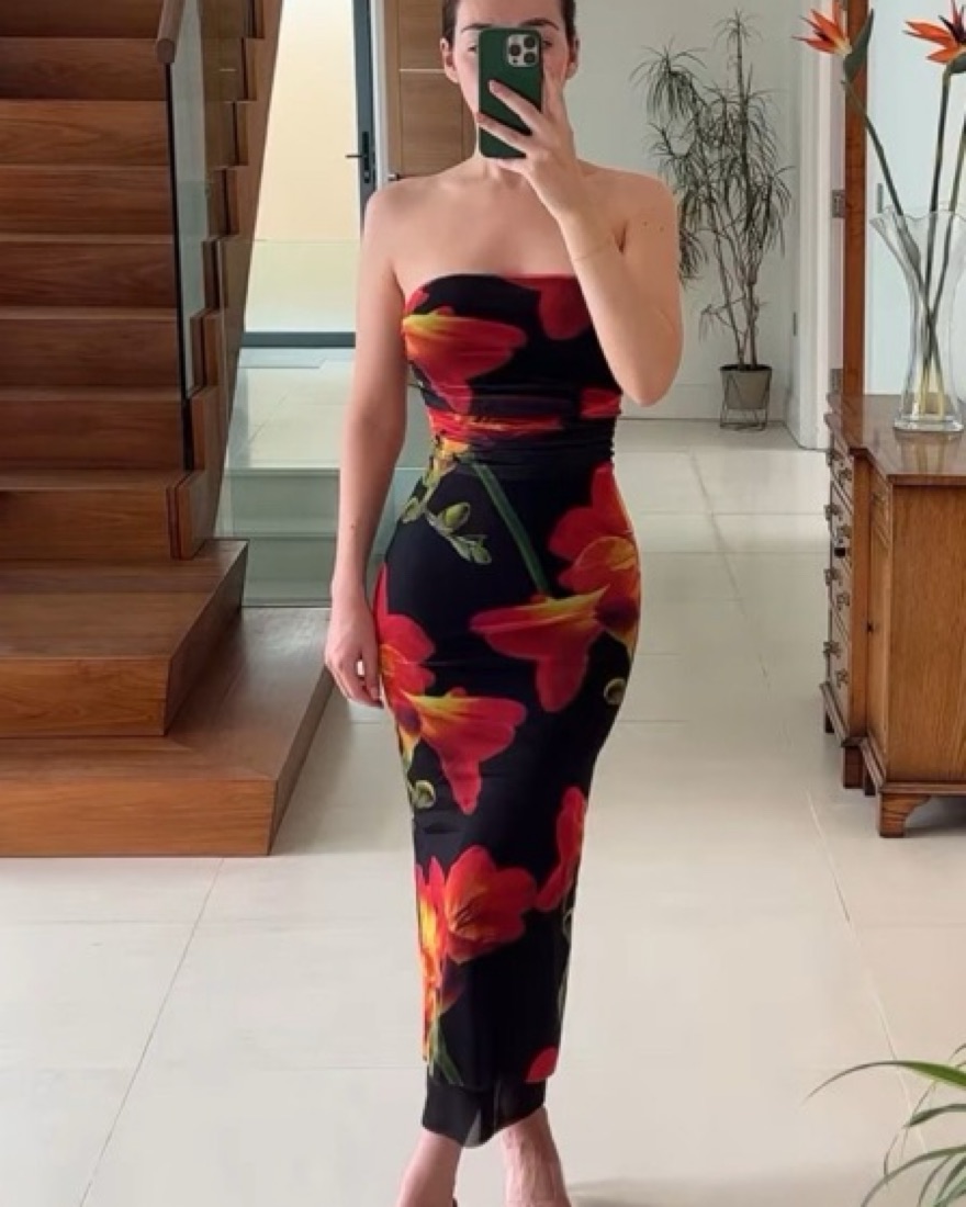 ZARA mesh floral dress by Zara - Pickle
