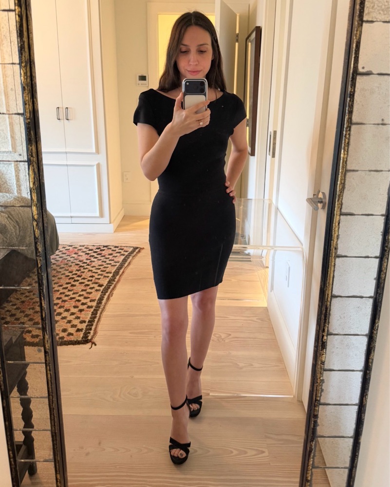 Herve Leger Black Mini Dress by Herve Leger