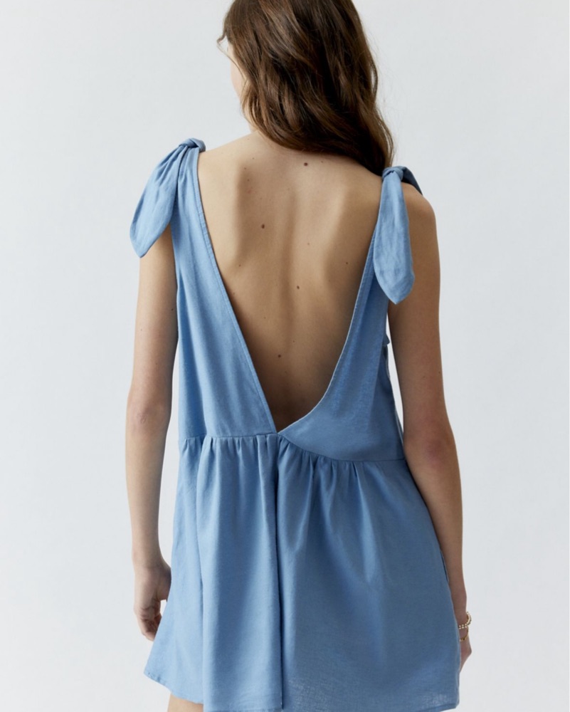 Light Blue Urban Outfitters Mini Dress by Urban Outfitters - Pickle