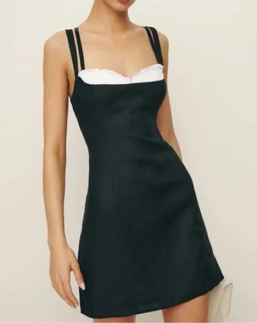 knee length dresses for ladies Lovella Mini Dress in Black , Bodycon , Crew Neck