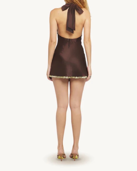 open lace back dress Asta Resort
