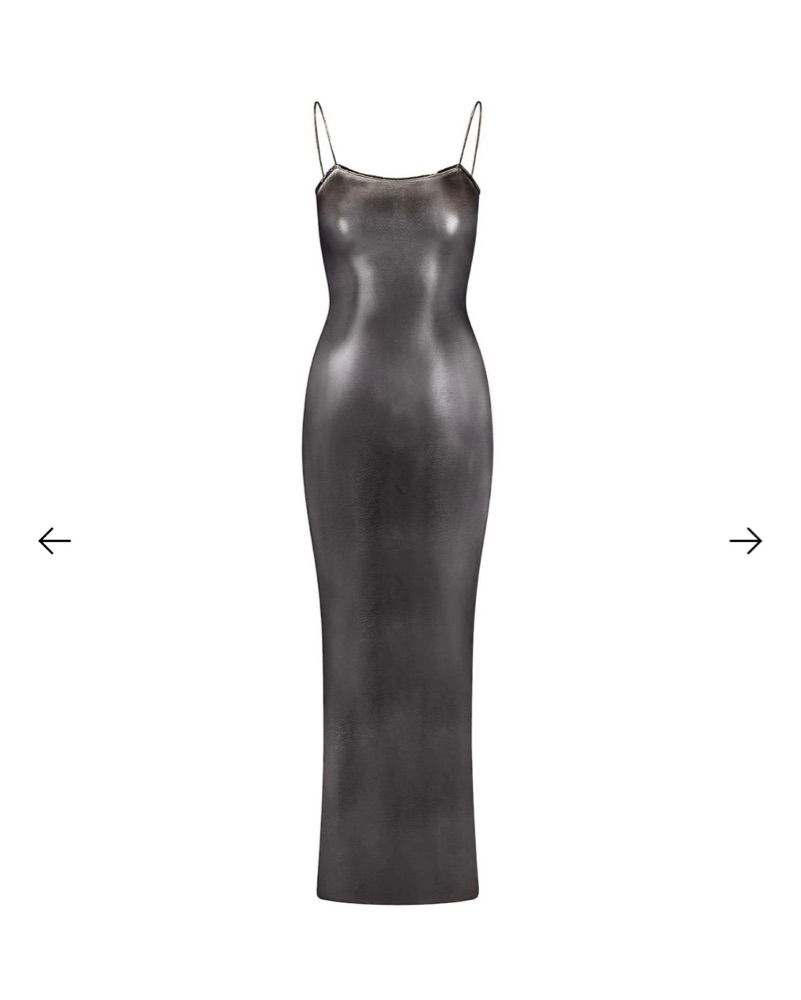 knee length dresses for ladies SEE THROUGH ME MAXI DRESS  AKIRA