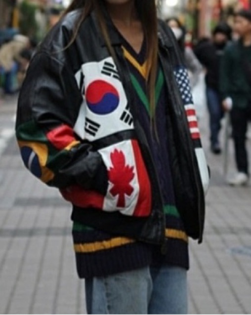 Vintage Phase 3 Leather Flag Jacket - Image 1
