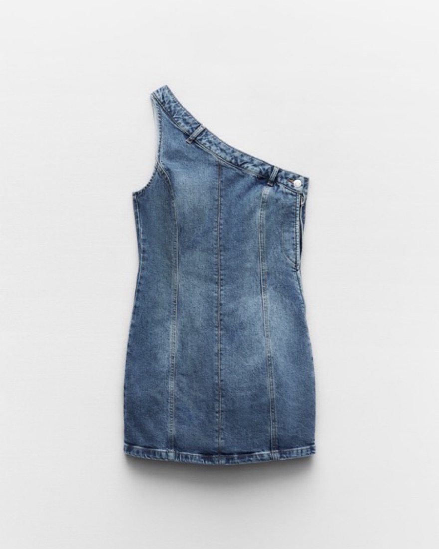 white christmas dresses Ray Denim Midi Dress | Sea Spray Wash main image 0