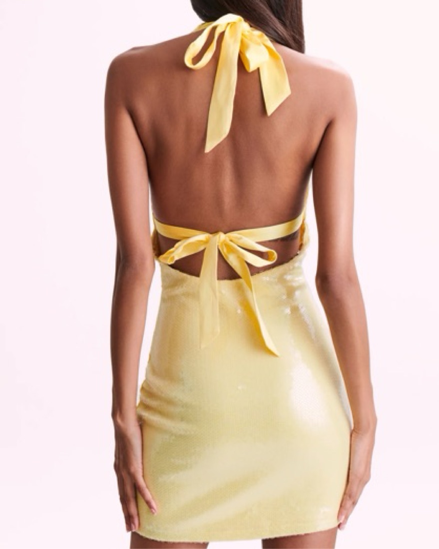 Meshki Halter Dress by Meshki - Pickle