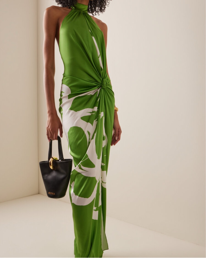 green emerald velvet dress Olatz Dress – Silvia Tcherassi España main image 0